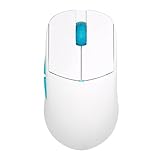 Lamzu Atlantis Mini Pro - mouse inalámbrico para juegos, ultra ligero 51 g, interruptor mecánico, simétrico, 26000 DPI, MCU Nordic 52840, codificador TTC plateado, sensor PAW3395, compatible con 4K