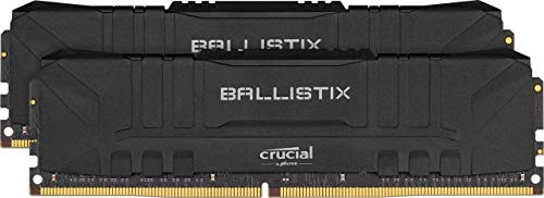 Crucial Ballistix BL2K8G32C16U4B 3200 MHz, DDR4, DRAM, Memoria Gamer para Ordenadores de sobremesa,...