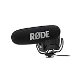 RØDE VideoMic Pro Rycote Micrófono de cañón profesional para cámara RØDE VideoMic Pro con filtro paso alto y atenuador para grabación cinematográfica, creación de contenido y grabación en exteriores