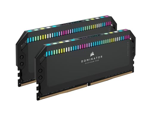 Corsair Dominator Platinum RGB DDR5 32 GB (2 x 16 GB) 6200MHz C36 Memoria per Desktop (Regulación...