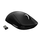 Logitech G PRO X SUPERLIGHT Ratón Gaming Inalámbrico, Captor HERO 25K, 25,600 DPI, Ultraligero con 63g, Peso Reducido, 5 Botones Programables, Batería Larga Duración, PC/Mac - Negro