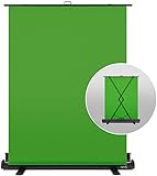 Elgato Green Screen - fondo chromakey plegable, tejido antiarrugas y montaje ultrarrápido, para eliminar el fondo en streaming, videoconferencia, en Instagram, TikTok, Zoom, Teams, OBS